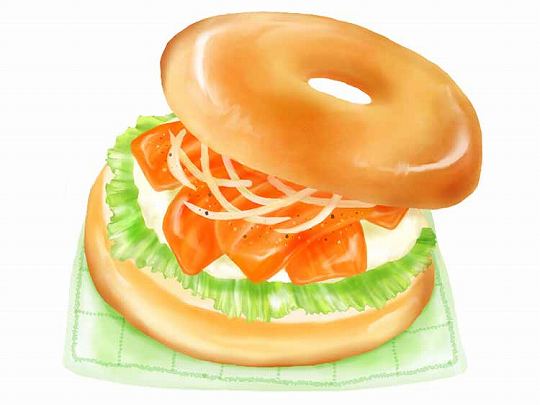 ベーグルサンド