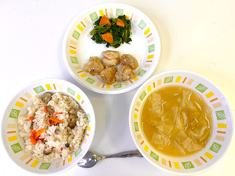 今日は「長野県郷土料理」給食(東京都 こども園)委託給食・自園給食