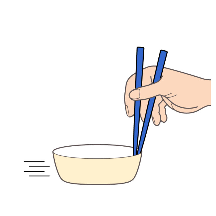 寄せ箸（よせばし）