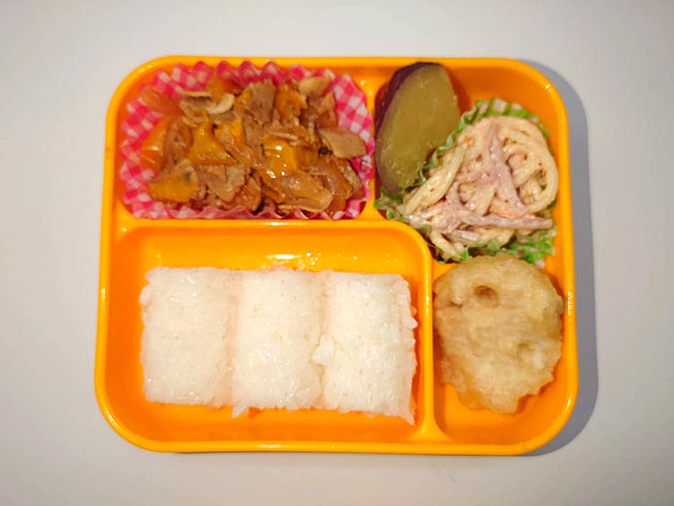 ポークケチャップ弁当（お弁当給食）