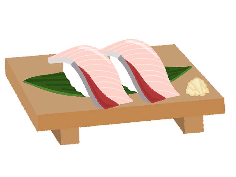ブリのお寿司｜「ブリ（鰤）」の知っておきたい！栄養と調理・保存のコツ【食育コラム】