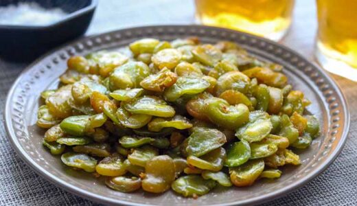 「揚げそら豆」幼稚園・保育園の人気の給食レシピ（富喜屋オリジナル食育レシピ）