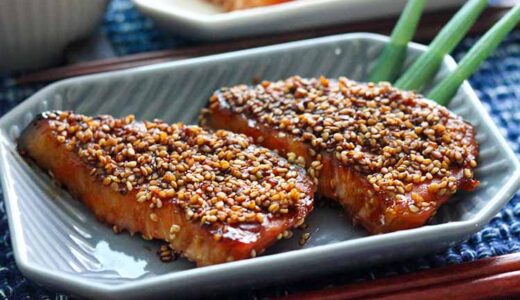 「鮭（さけ）の南部焼き」幼稚園・保育園の人気の給食レシピ（富喜屋オリジナル食育レシピ）