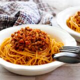 「ボロネーゼ スパゲティ(パスタ)」幼稚園・保育園の人気の給食レシピ(富喜屋オリジナル食育レシピ)