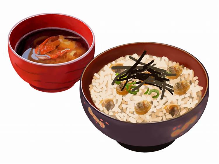 あさりご飯