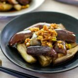「揚げなすの香味漬け」幼稚園・保育園の人気の給食レシピ（富喜屋オリジナル食育レシピ）