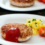 「【卵不使用】大豆ミートハンバーグ」幼稚園・保育園の人気の給食レシピ（富喜屋オリジナル食育レシピ）