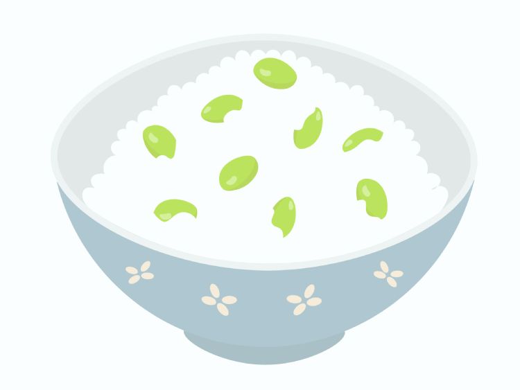 枝豆ごはん|「えだまめ(枝豆)」の こどもに話したい!栄養と調理・保存のコツ【食育コラム】