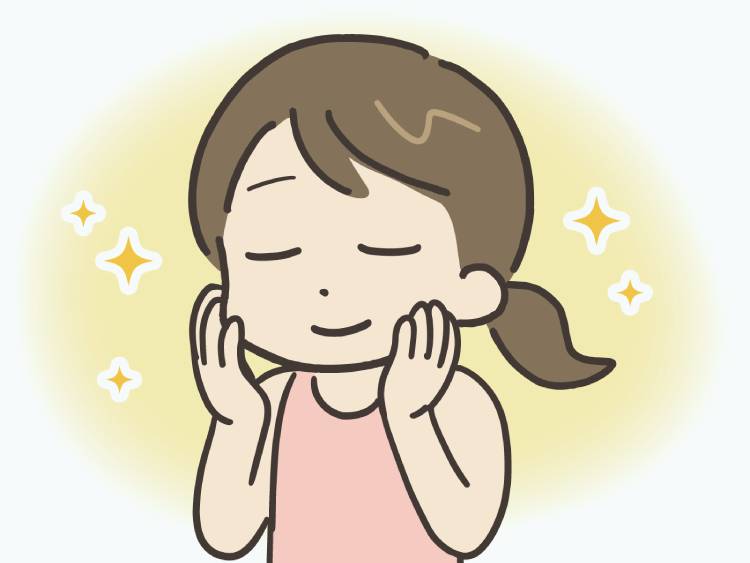 お肌がキレイ