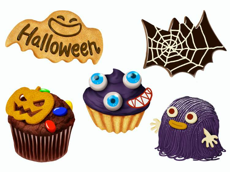 ハロウィン カップケーキ