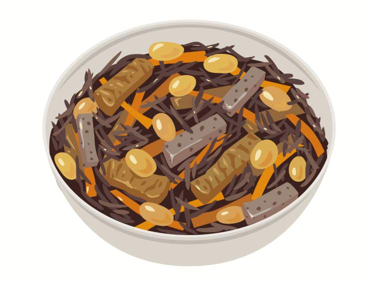 ひじきと大豆の煮物｜「大豆（だいず）」の こどもに話したい！栄養と調理・保存のコツ【食育コラム】