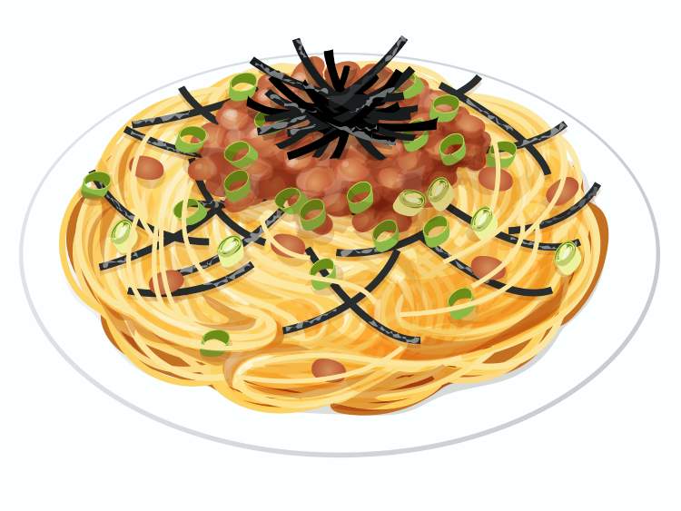 納豆スパゲッティ