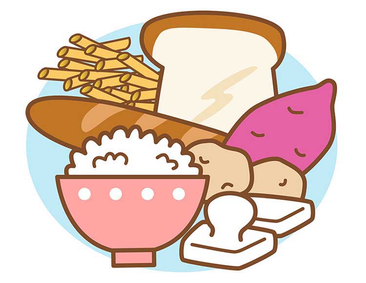 【炭水化物（たんすいかぶつ）】は、脳やからだの大切なエネルギー源！しっかりからだをつくろう・動かそう！【食育コラム】