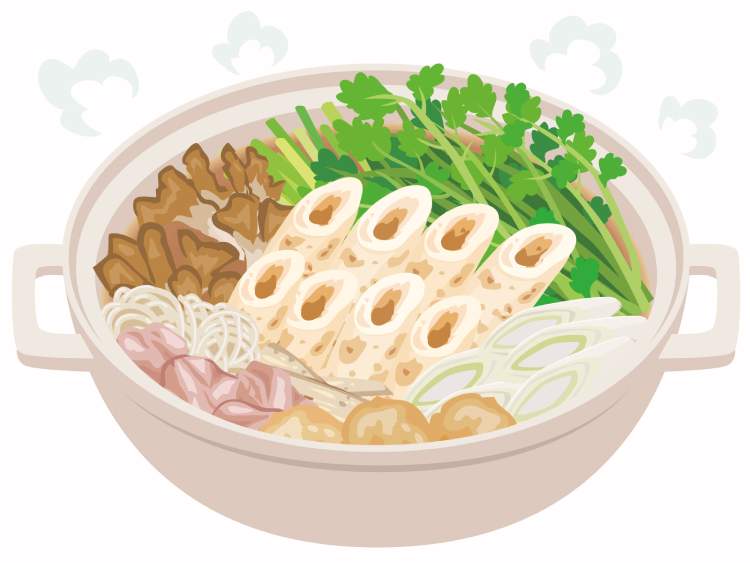 【郷土料理・秋田県】「たんぽ餅」から作る「きりたんぽ鍋」（食育レシピ）