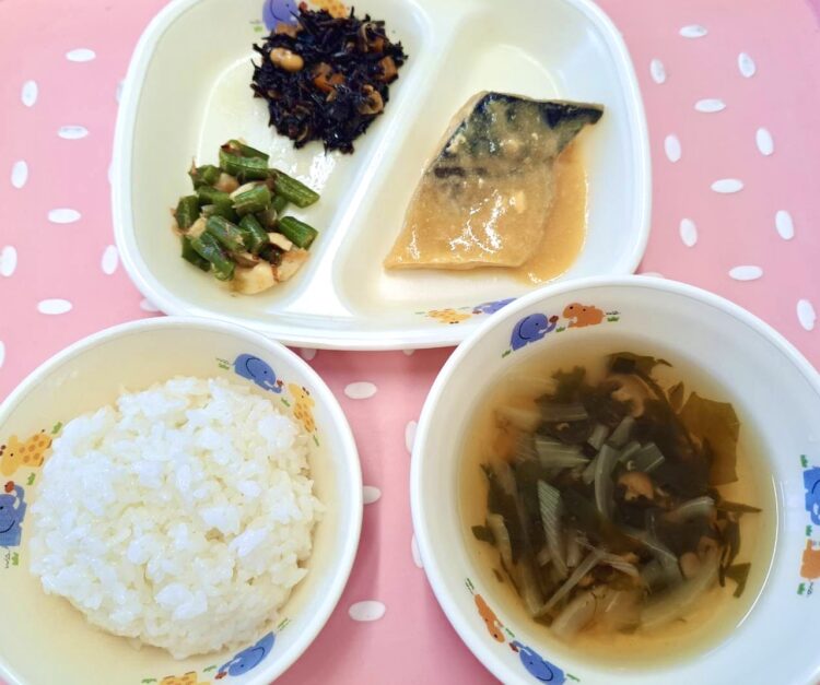 サバの味噌煮（大阪府　保育園）委託給食・自園給食