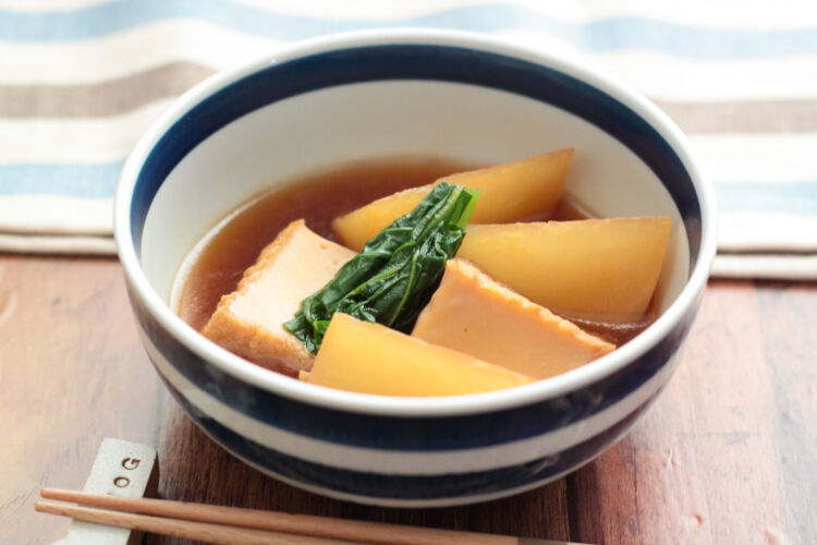 「かぶと厚揚げの煮物」お母さんの味・昭和の和食レシピ