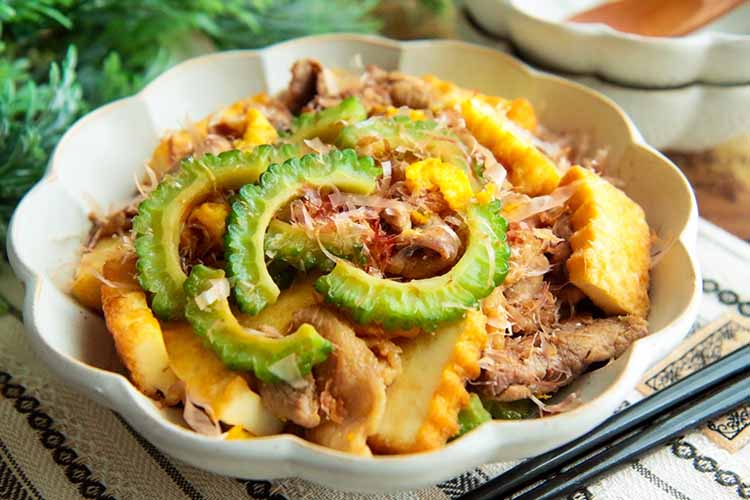 「厚揚げ入り！ ゴーヤチャンプルー」お母さんの味・昭和の和食レシピ