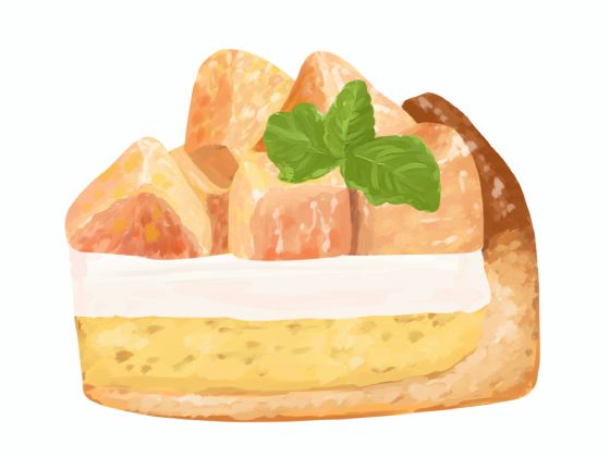 もものケーキ